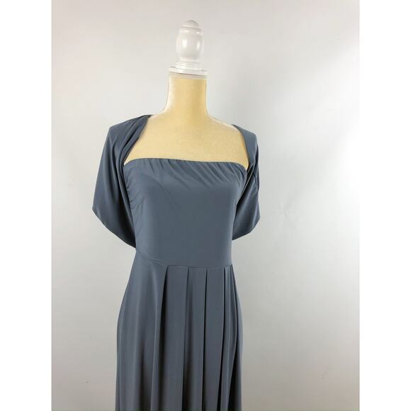 Loop Dress Carlos Saavedra LJ-Loop-Long Maxi Dress XL Blue Grey Silverstone - Picture 3 of 16